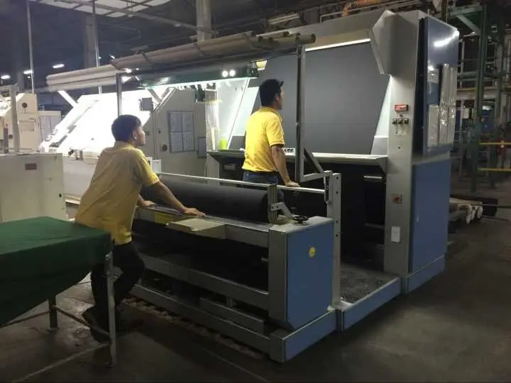 Industrial textile cloth inspection and measuring machine