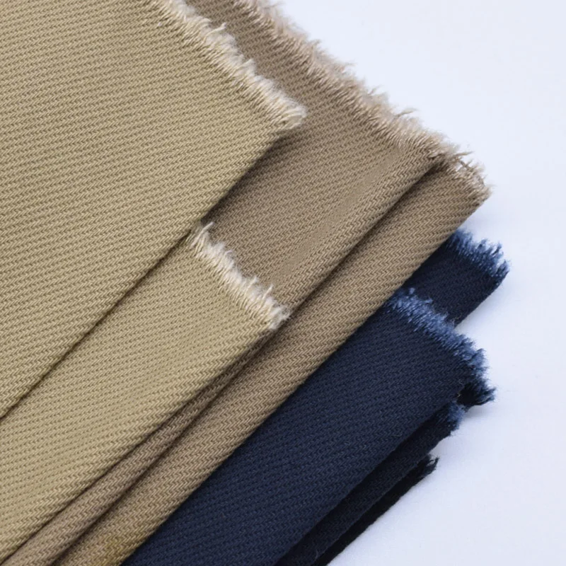 
New design yarn dyed 100% cotton woven twill men pants fabric 