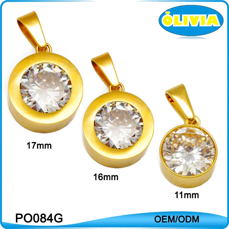 Olivia Stainless Steel Fashion Accessories Gold Color DIY Bracelet Beads for Jewelry Making