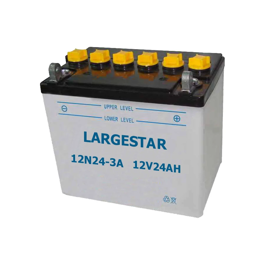 Good price 12N24-3A dry charge exide battery 12v 24ah sealed lead acid motorcycle battery 12v motorcycle battery