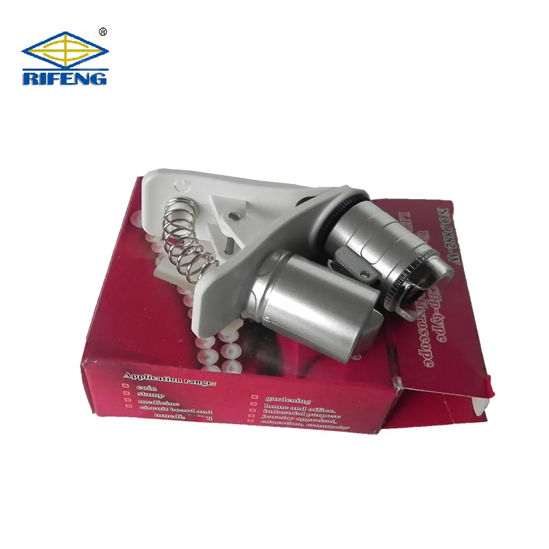 2017 Hot Sale 60X Universal Clip-type LED Cellphone Microscope