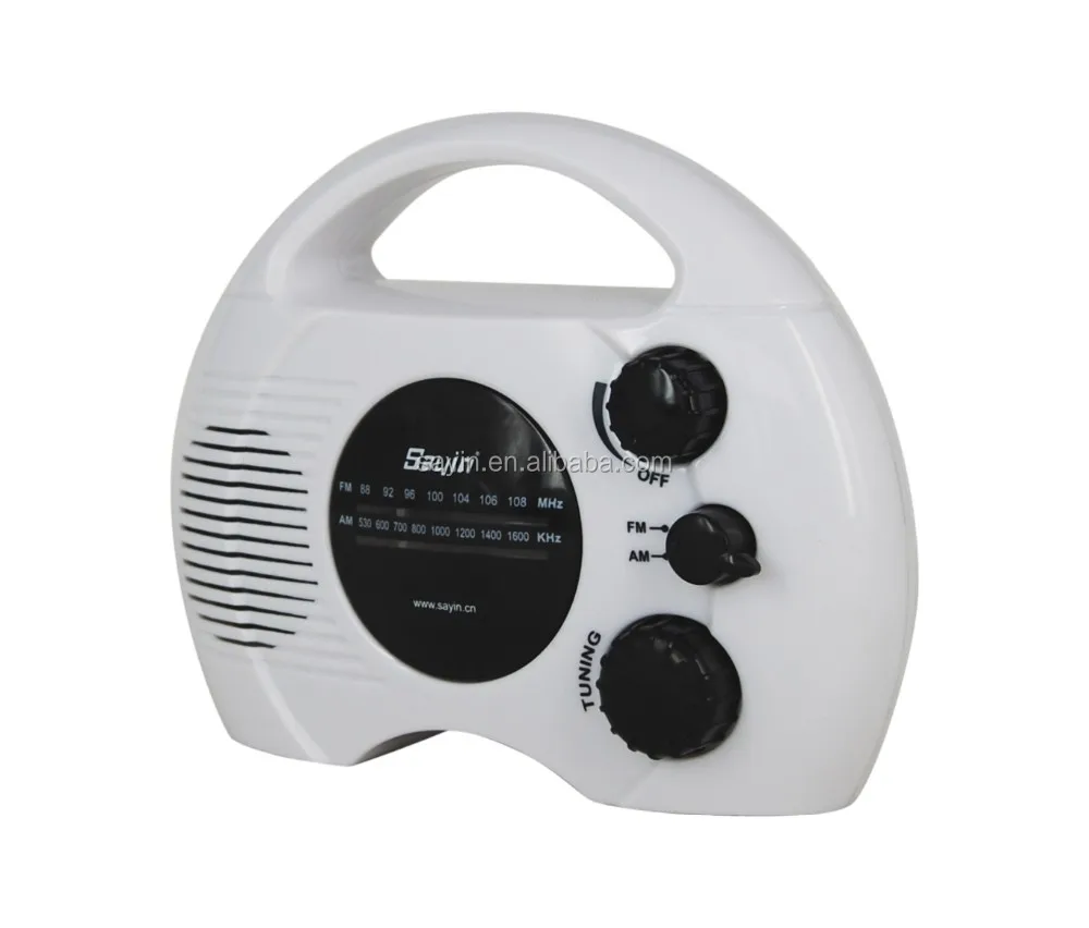 new AM.FM novelty home shower  waterproof IPX4 bathroom radio with speaker