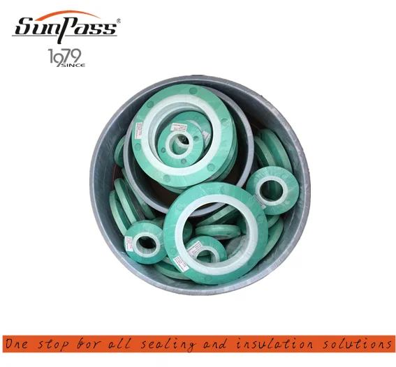 SUNPASS Tank Container Clamped Butterfly Valve Outlet Valve Cover Flange Gasket