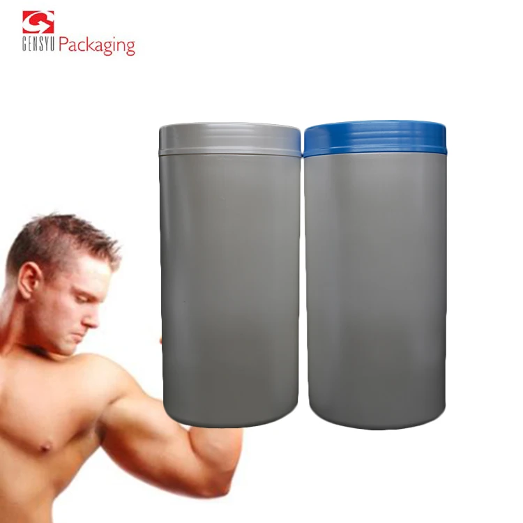 China Manufacturer HDPE Clear Plastic Protein Tubs With PP Lid
