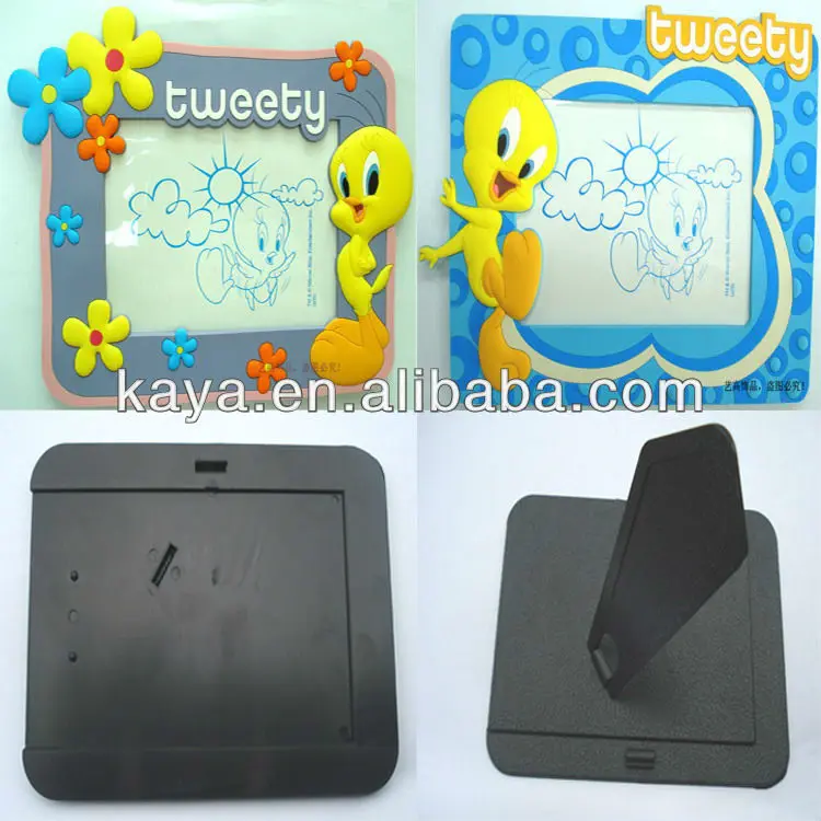 Made in China 3D embossed Soft PVC waterproof photo frame