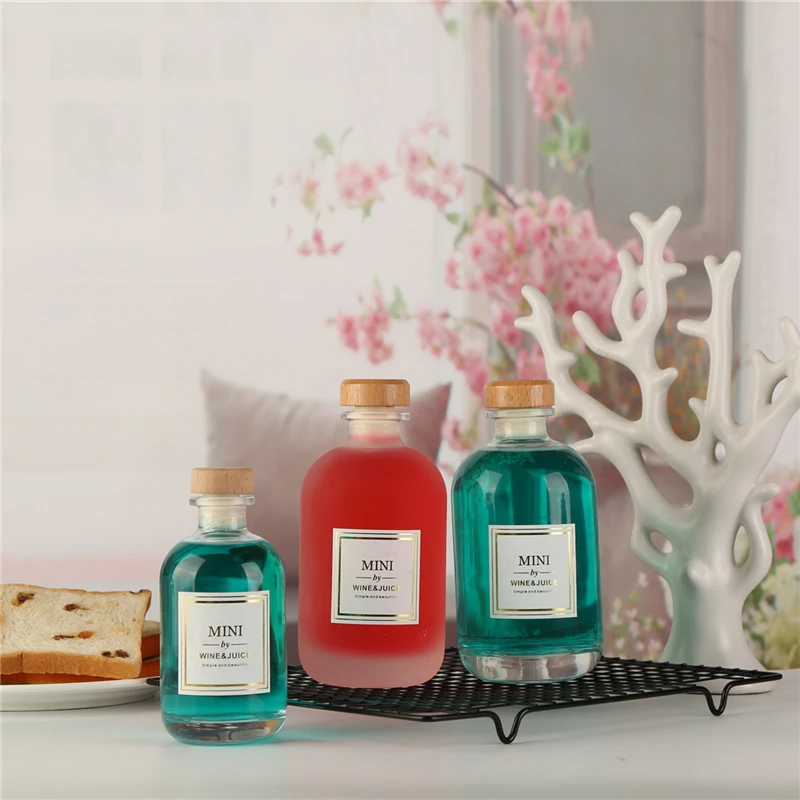 
Factory Hot Sales 500ml Round Clear Fruit Infuser Water Bottle With Straw E Juice Bottle 