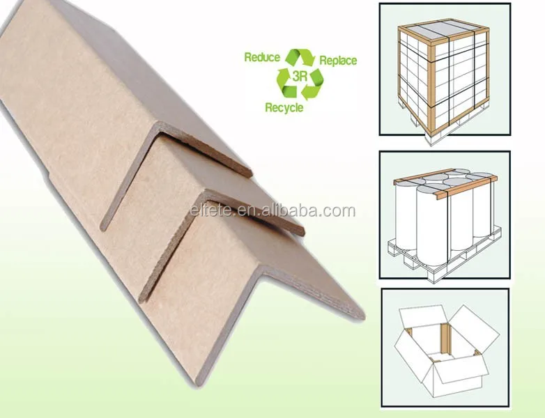 L-profile paper edge corner protector