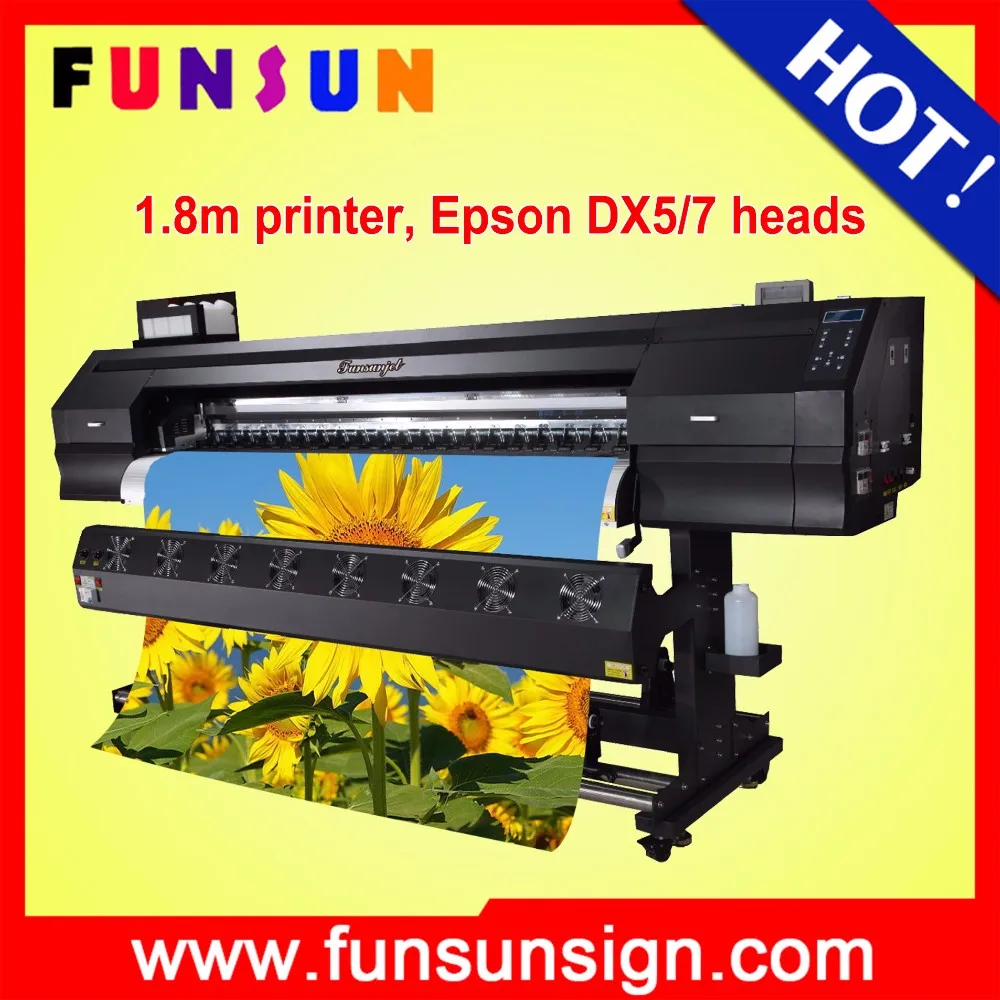 Funsunjet FS-1802K 1.8m 6ft 1440dpi eco solvent/uv/DTG printer