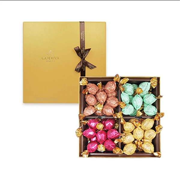 Beautifully design sweet chocolate box Chinese new year candy gift box