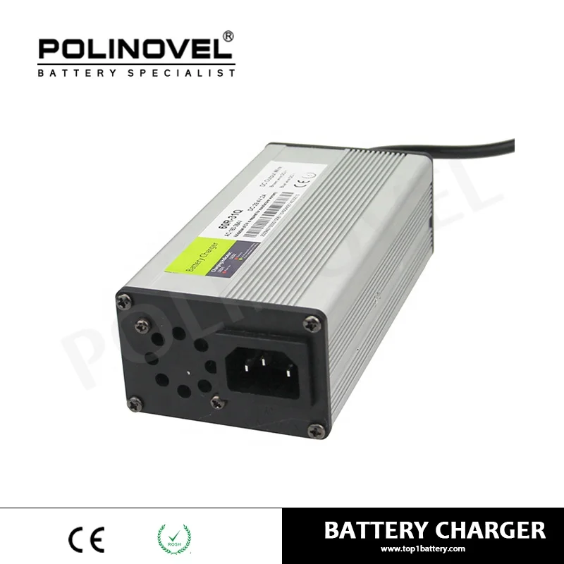Polinovel Lithium Lifepo4 12V 24V 36V Battery Charger