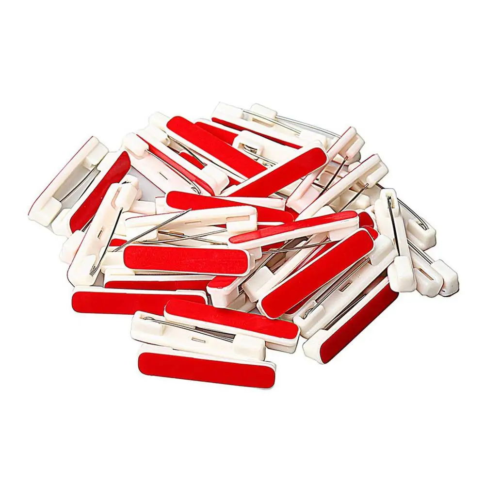 Top quality Safety Plastic Adhesive Pin Backs