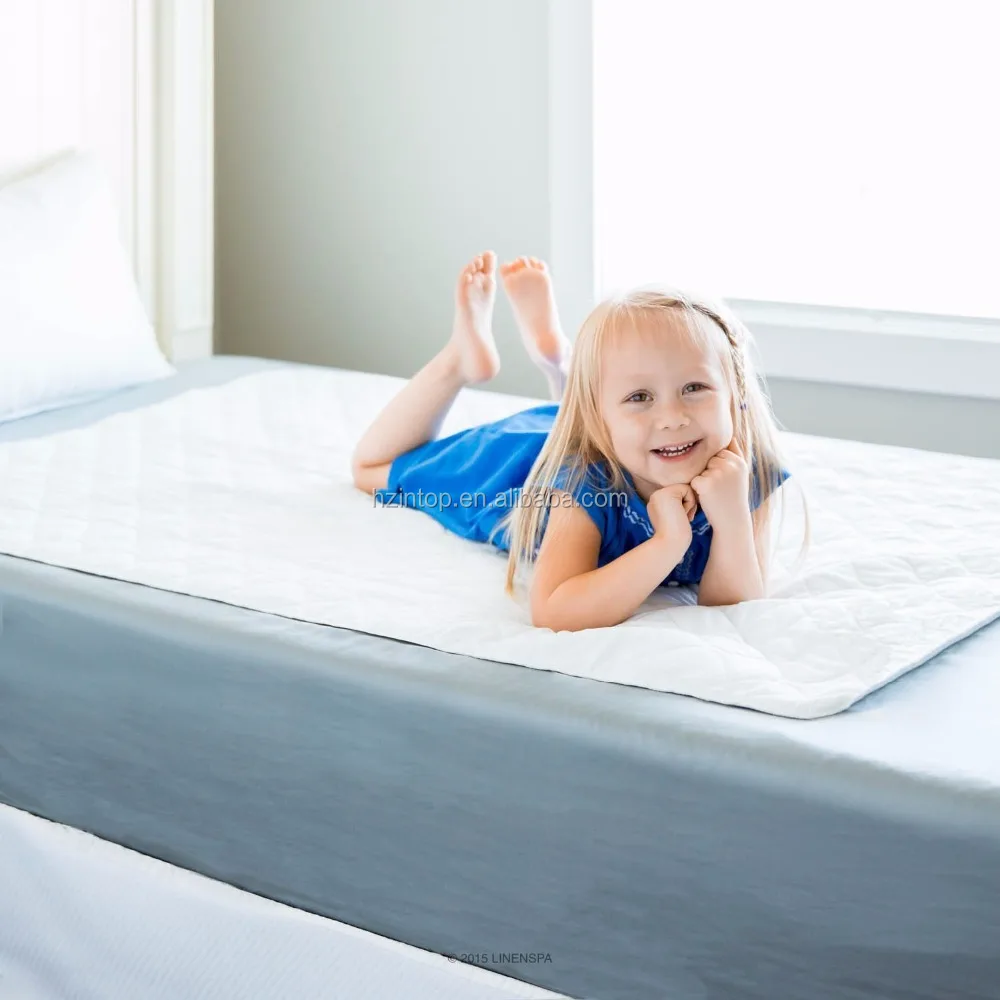 
Best Seller High Quality Quilted Waterproof Mattress Overlay Pad 