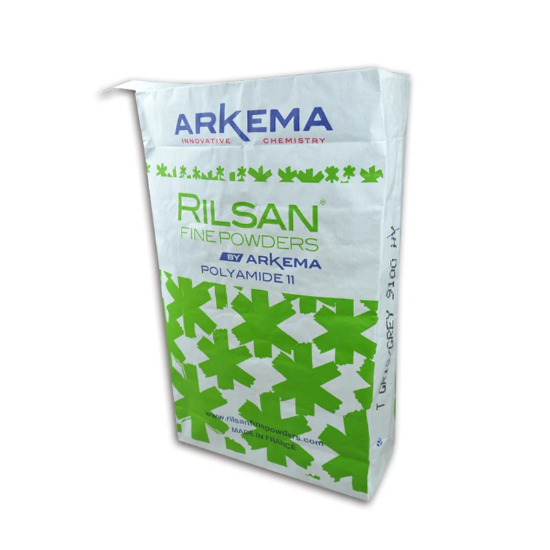 Green kraft paper cement bag factory sale 25kg wholesale