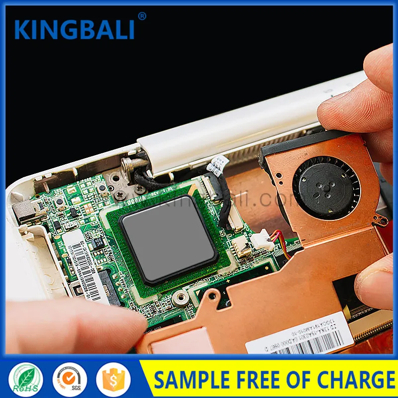 2017 бонте бесплатные образцы силикона теплопроводящие силиконовой площадки/Ноутбука Силиконовые Охлаждающая