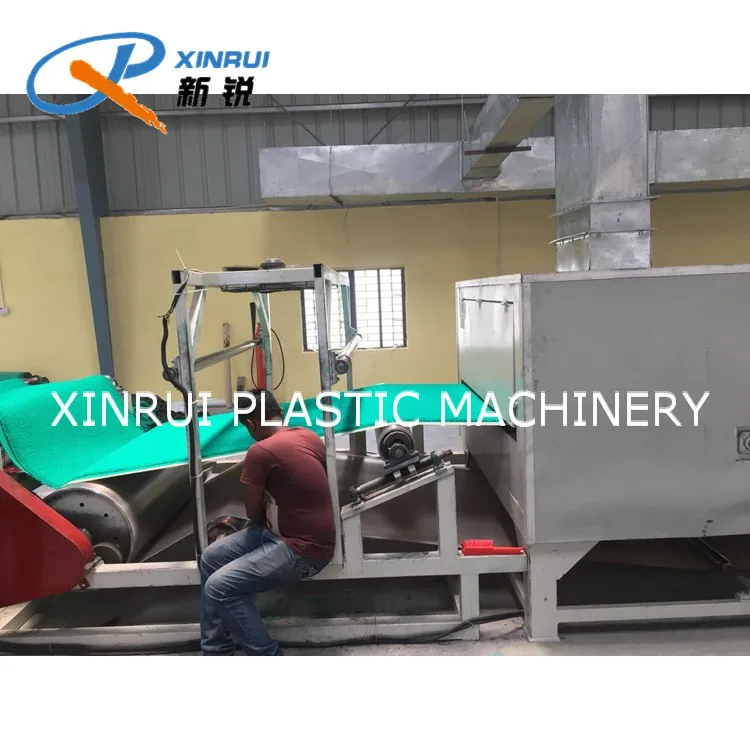 Grid hollow net backing foam back pvc coil mat making machine