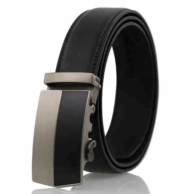 Whole Custom Logo Black Brown Men Pure Full Grain Genuine Leather Belt