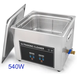 540W 40Khz 15l ultrasonic washer in kitchen for crayfish, fruits and vegetables cleaning