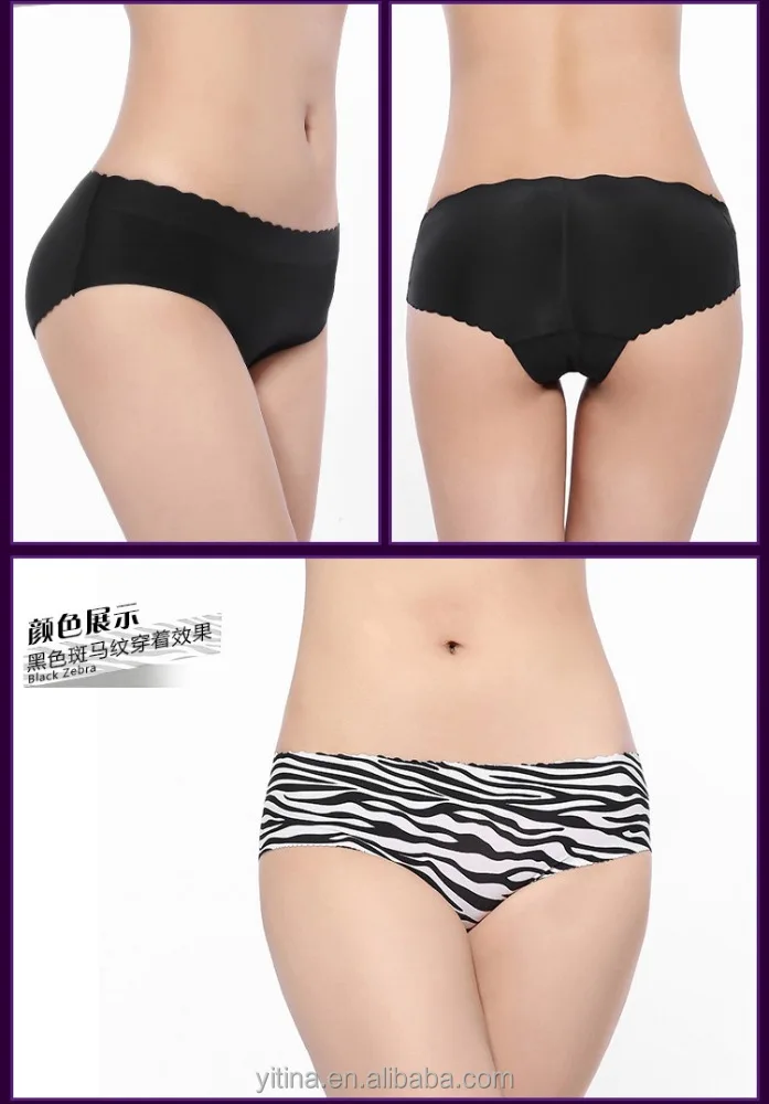 Padded Panties P3809 Buttocks Push Up Lingerie Good quality Butt lift women Briefs Seamless bottom