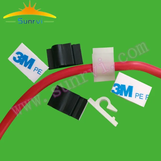 Adhesive Car Cable Clips Cable Winder Drop Wire Tie Fixer Holder Cord Organizer Management Desk Cable Tie Clamps