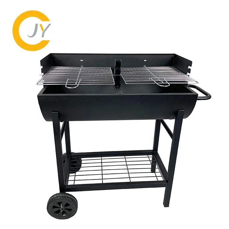 Barbecue Grill Cyprus Barrel Shaped Charcoal  Bbq Grill