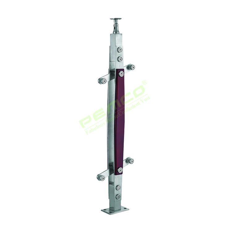 PEMCO ODM OEM Hot Sale Balustrade Mirror Or Satin Finish 304 316 Balcony Clear Stair Handrail