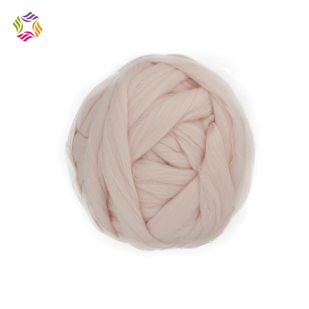 Charmkey super chunky merino wool yarn 66s-110s hand knitting yarn by hand