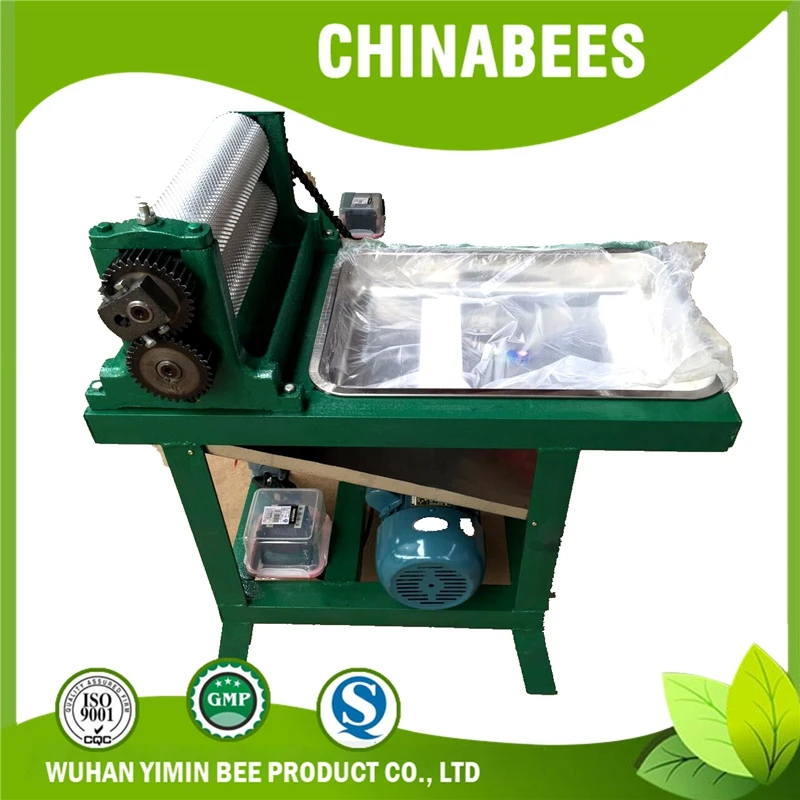 Электрический пчелиный воск основой машина/пчелиный воск основой ролик цветочным узором оборудование для пчеловодства