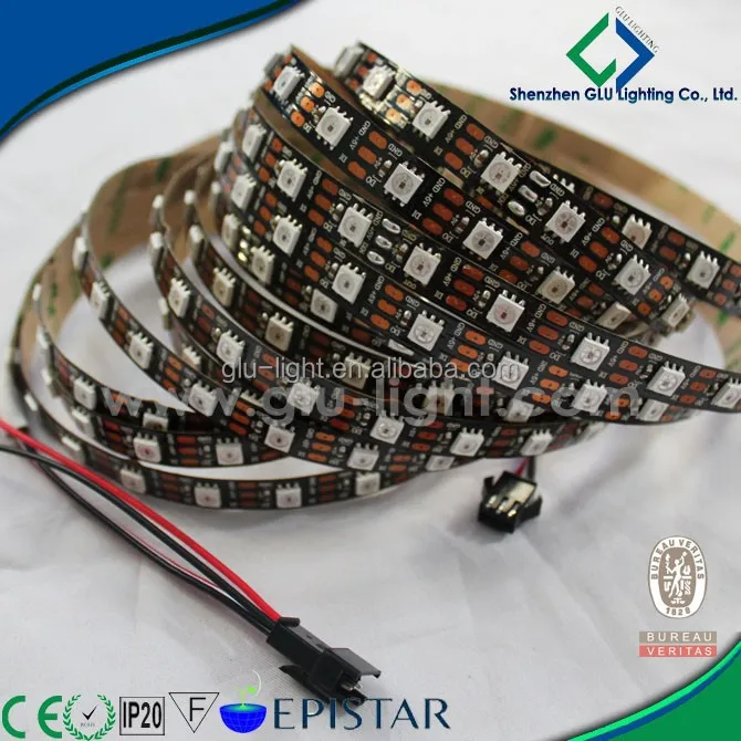 flexible led strip Addressable 5050 RGB built-in IC WS2811 WS2812B Led magic Strip lcd led backlight strip