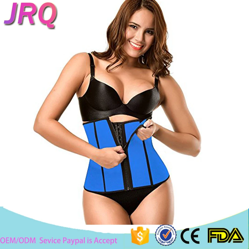 
Free Sample Plus Size Waist Cincher 6X Women Body Shaper Latex Corset Waist Trainer Zipper Custom Waist Trimmer Slimming 