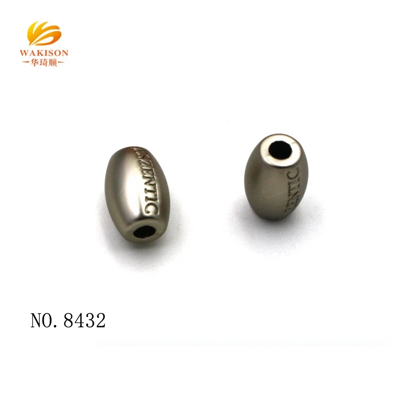 Пользовательские серебряные металлические алфавитные бусины из цинкового сплава