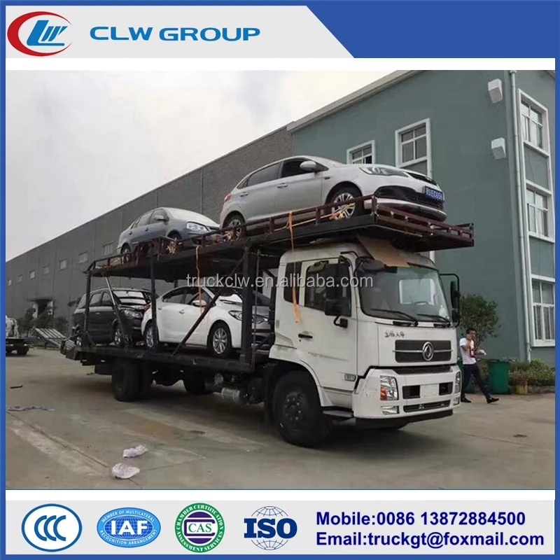 Emergency Car Carrier slide bed rescue truck 10 ton flatbed tow truck Customized one drive three four car