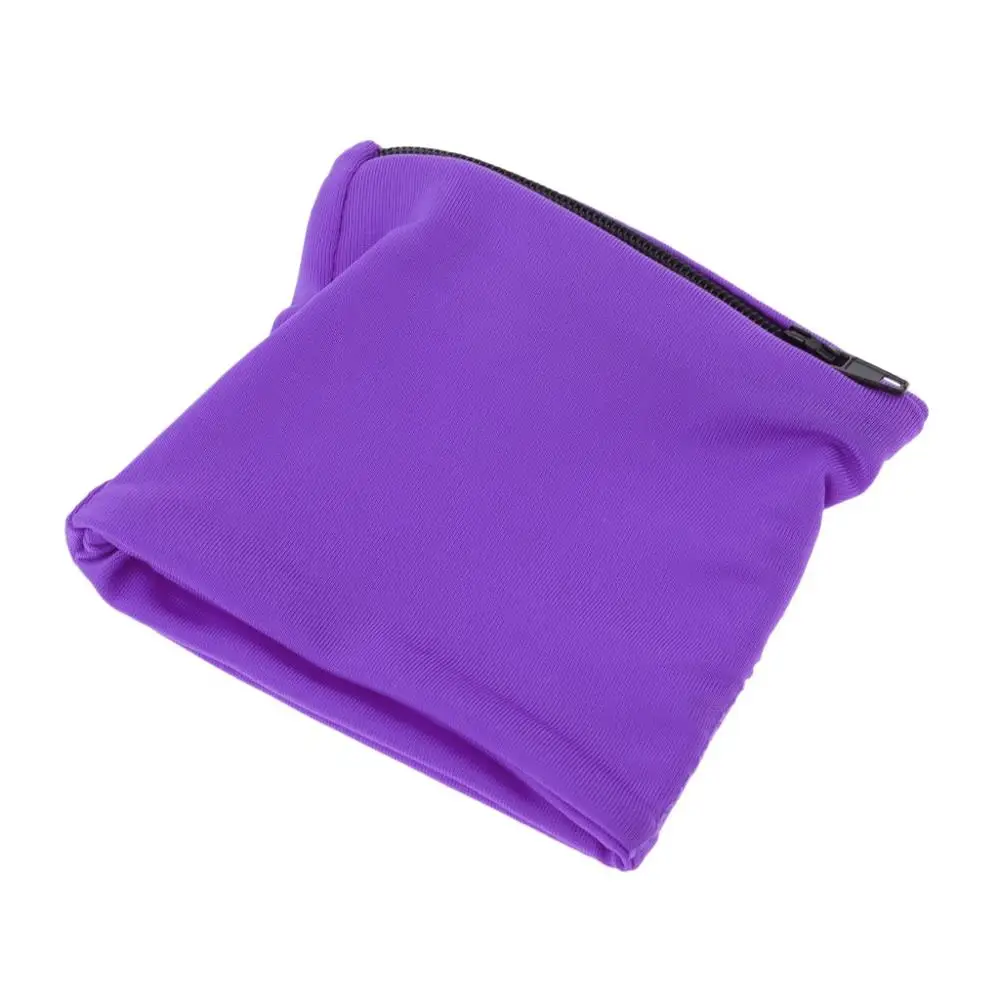 New Design Purple Sports Wrist band Zipper Wallet Sport Running Wallets African American Pouch card holders