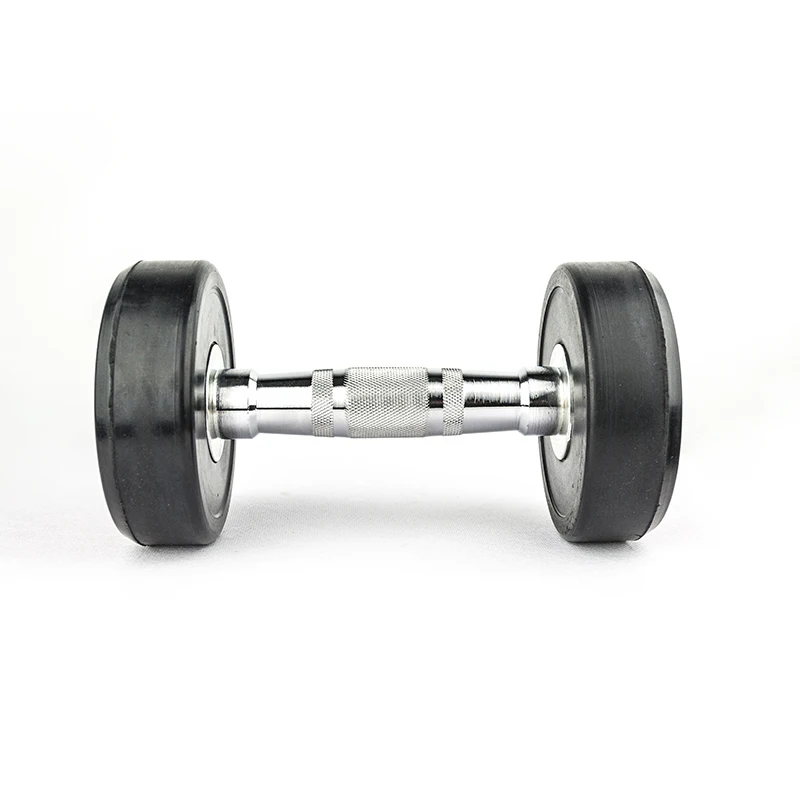 Оптовая продажа, набор гантелей с резиновым покрытием для спортзала 2 - 50 кг