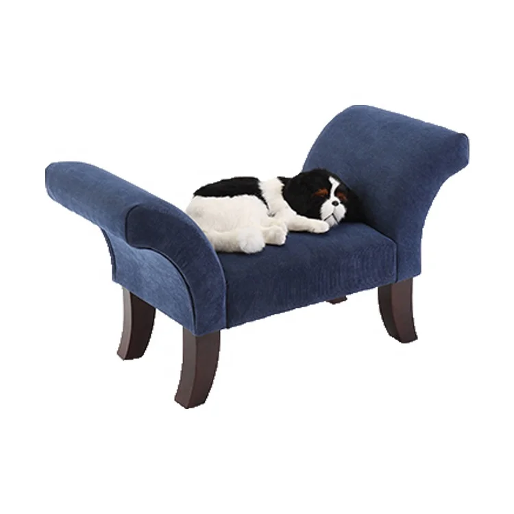 Pet furniture solid wood frame pet dog sofa luxury dog bed sofa for dogs cats