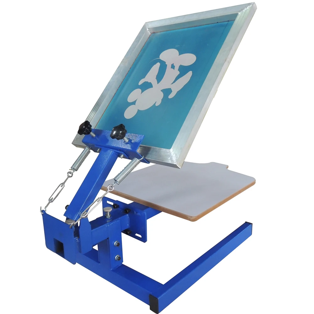 NS101-M 1 color 1 station manual digital offset screen printing press machine for cloths