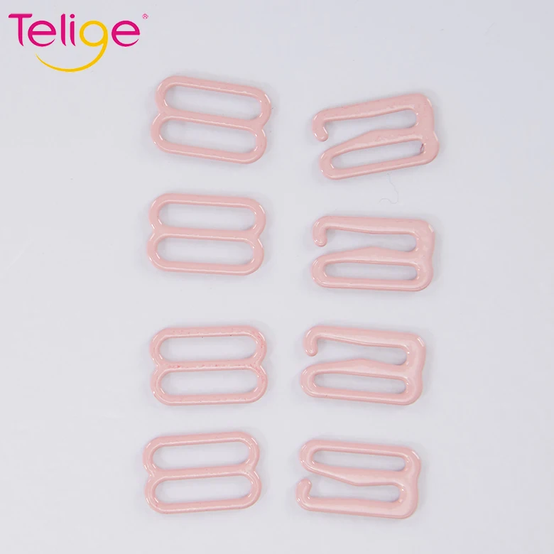 
Factory wholesale underwear accessories 15 mm nylon strap slides bra ring 