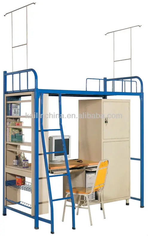 KE-19 school furniture student dormitory metal bunk bed Kaln furniture manufacturer