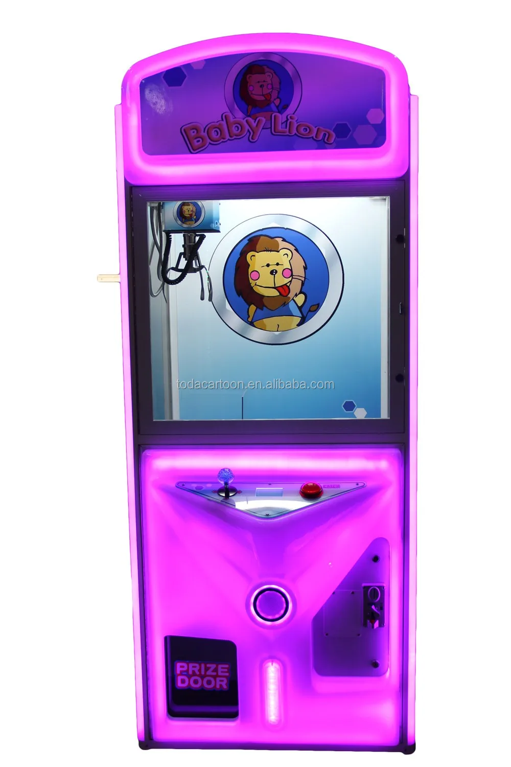popular kids coin operated gaming cranes Happy toy crane machine kids toys vending machine