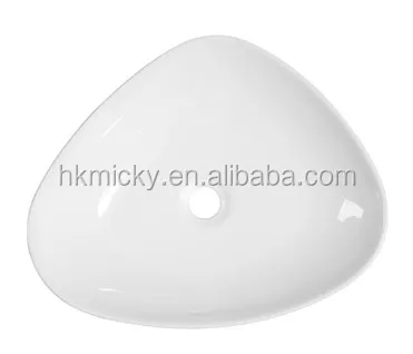 Triangle bathroom corner sinks modern aluminium wash basin twyford