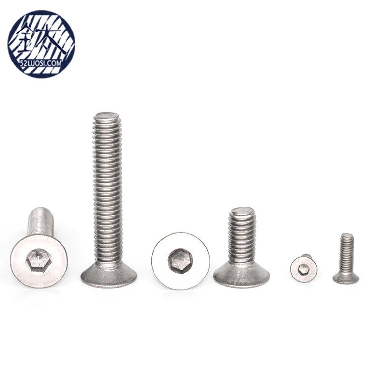 Gr2 Titanium 7991 Socket Countersunk Screw M2 M3
