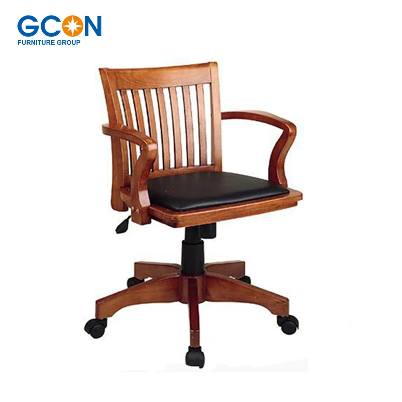 Vintage home office rubber wood task chair free shipping