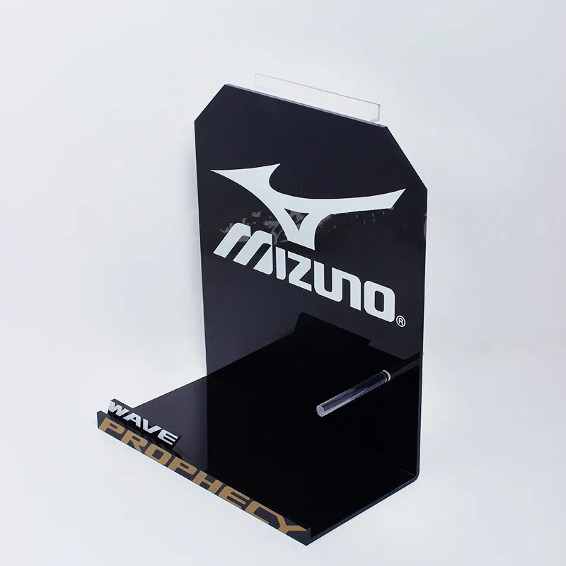 China Factory Wholesale Price Supply  OEM/ODM high-grade black acrylic shoes display stand for sneakers