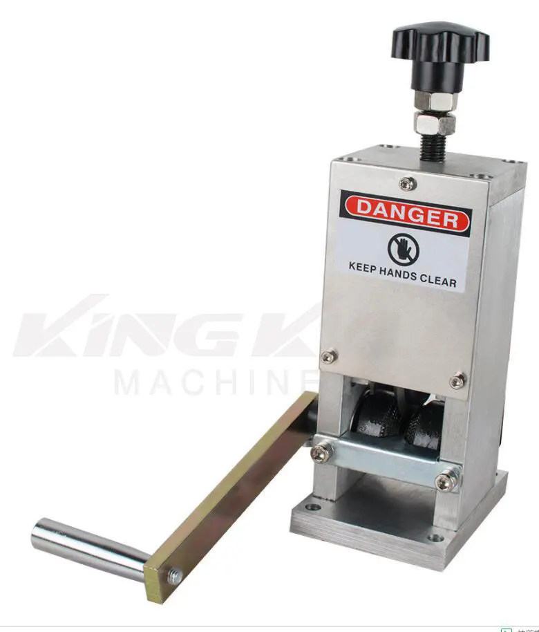 KK-006 flat wire rolling machine wire stripping new manual copper wire stripping machine by yescom