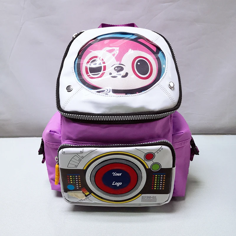 Nylon teens waterproof cute 3d zoo animal kindergarten kids children backpack school bag