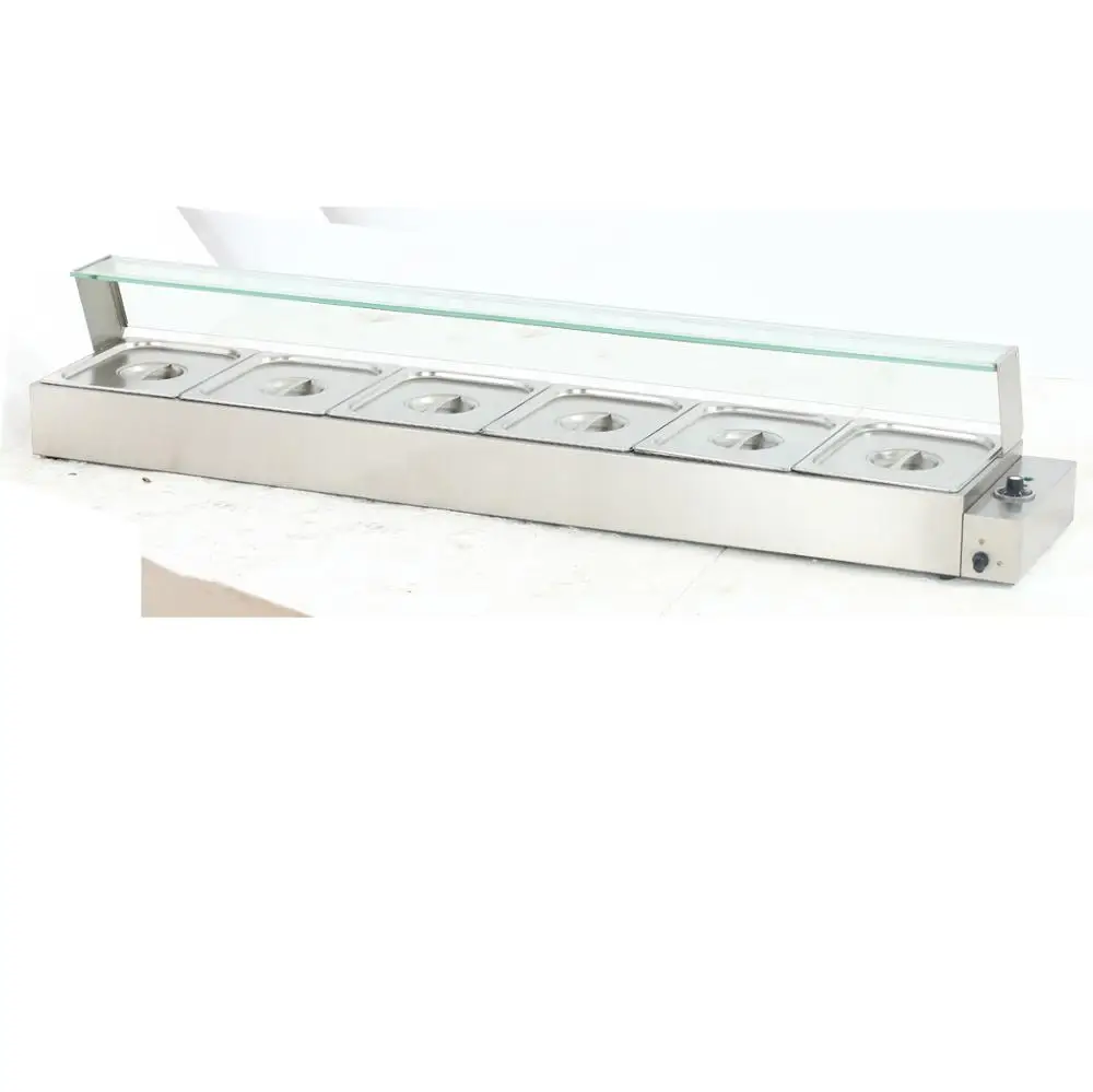 PEZO 4 Pan Hot Food Display/Food Warmer Bain Marie