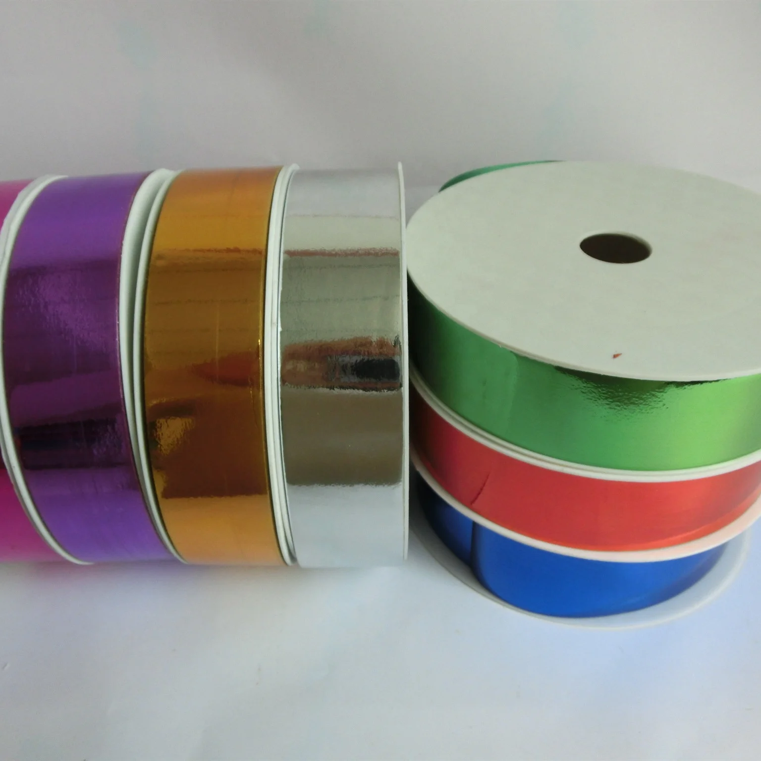 BSCI factory outlet pp metallic ribbon roll