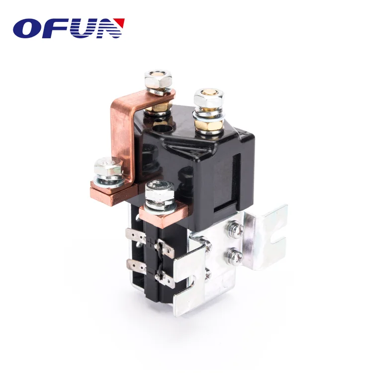 OFUN 1 Phase 1 Pole Closed Magnetic 200A Coil Dc Contactors