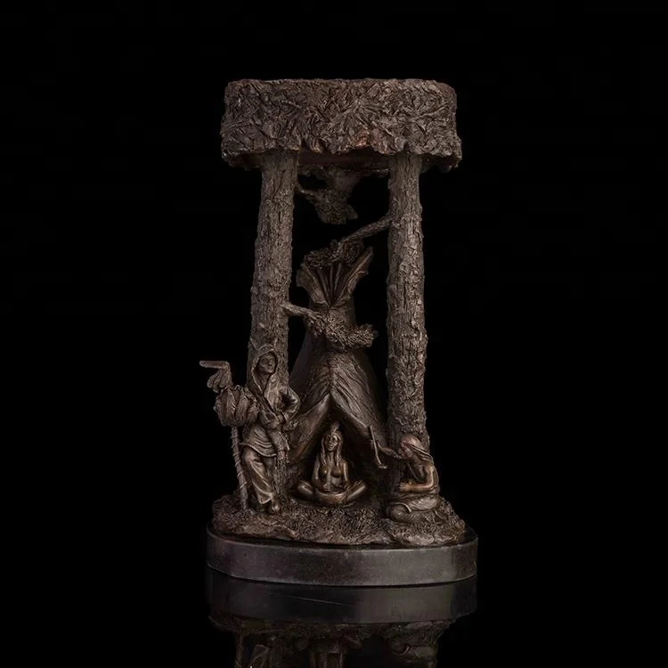 ArtsHom DS-691 аксессуары для домашнего декора знаменитая Статуэтка из классической бронзы примитивные фигурки в Африканском этническом стиле