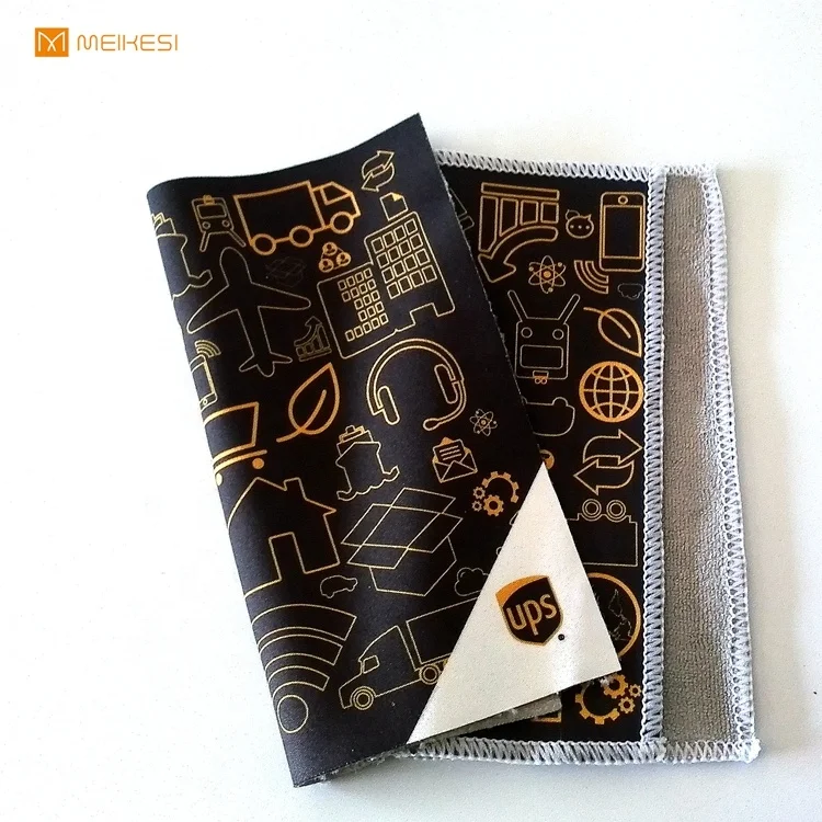 high water absorbent dual-side microfiber computer screen save cleaning cloth