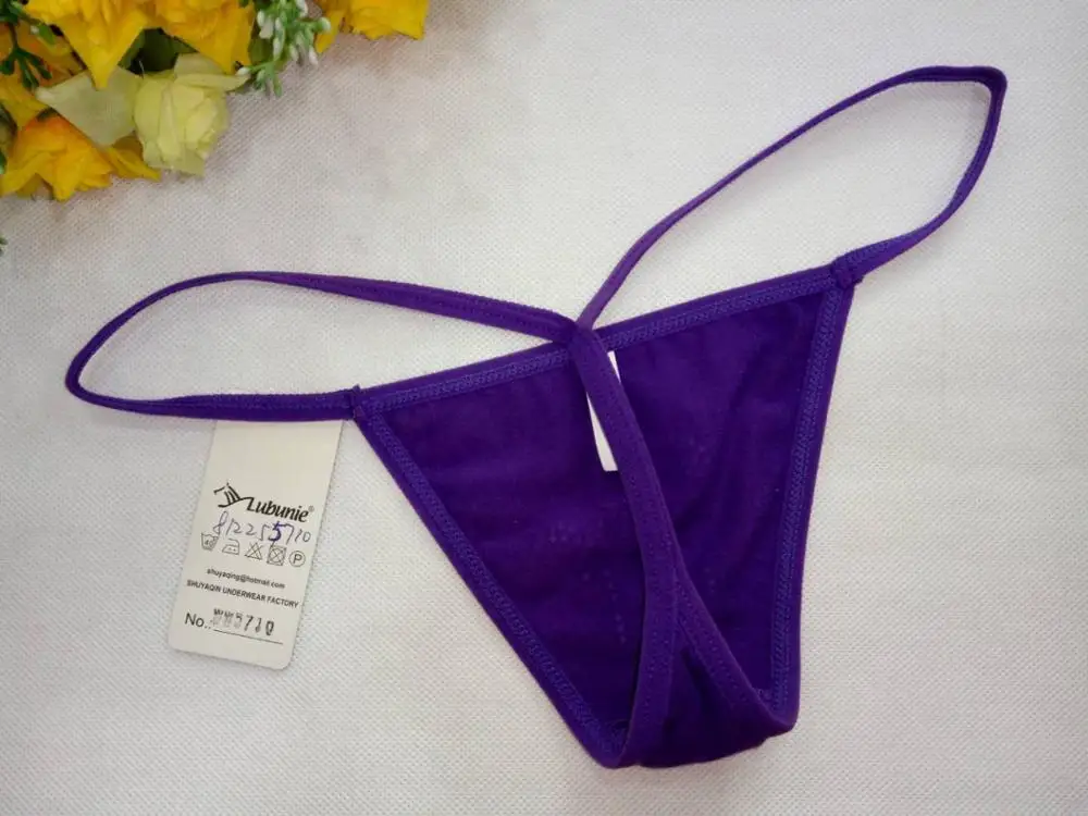 LUBUNIE 5710 lady underwear panties ladies cotton thongs for women sexy g-string